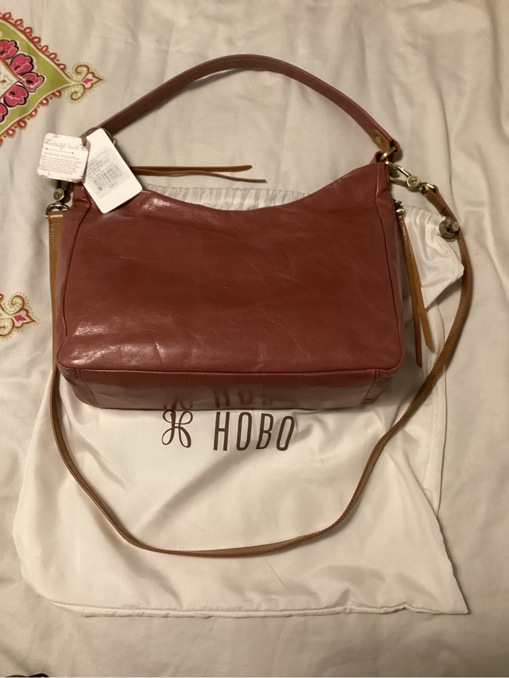 HOBO Leather Crossbody Delilah Bag in Burnished Rose~Brand New/NVR Used